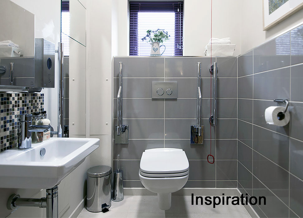 Design inspirations for accessible bathrooms