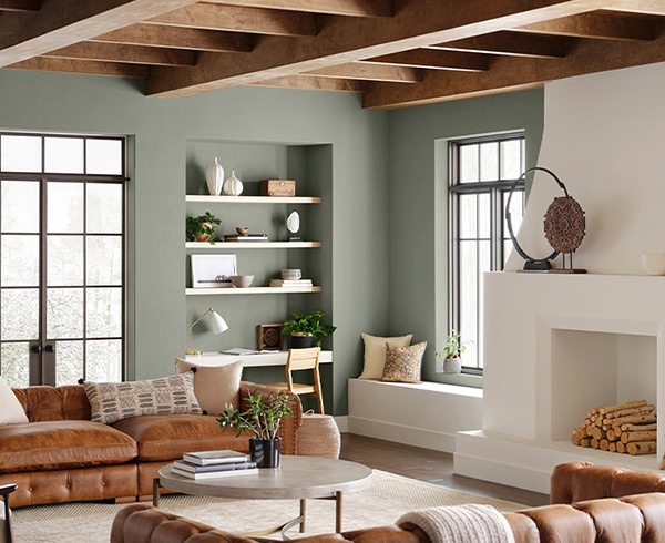 Sherwin Williams Evergreen Fog 2022 color of the year
