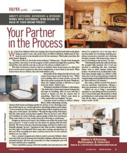 House & Home magazine, Kitchen issue features Abbey's